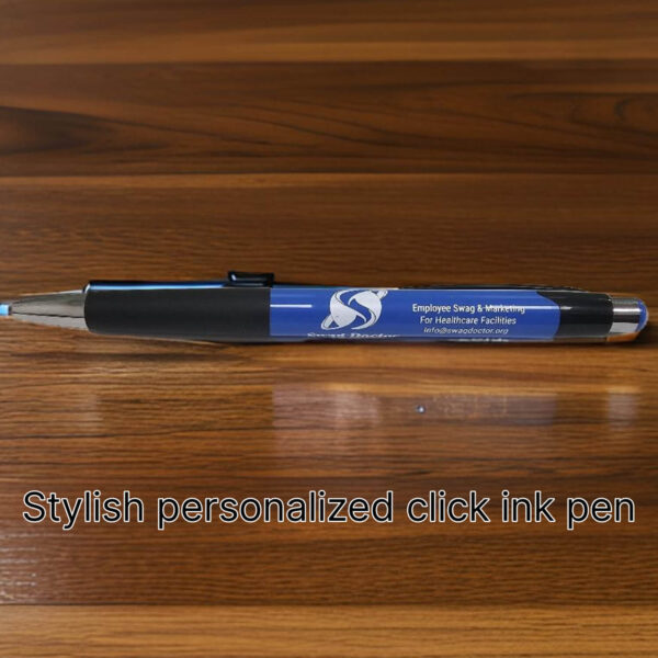 Stylish personalized click ink pens (Personalized to your facility) - Image 2